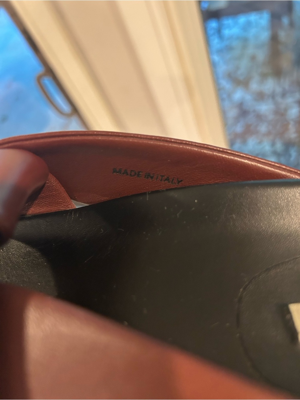 Neil J Rodgers OBI SLIDE Italian Leather Brown Crossover Slide Mules - Picture 14 of 16